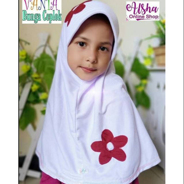 KERUNG ANAK TK/ HIJAB VANIA BUNGA CEPLOK