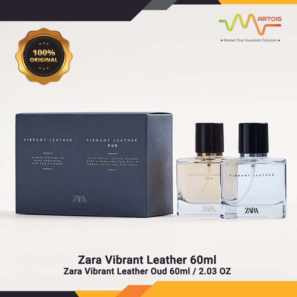Parfum Zara Original Vibrant Leather EDP 60ml + Zara Vibrant Leather Oud EDP 60ml