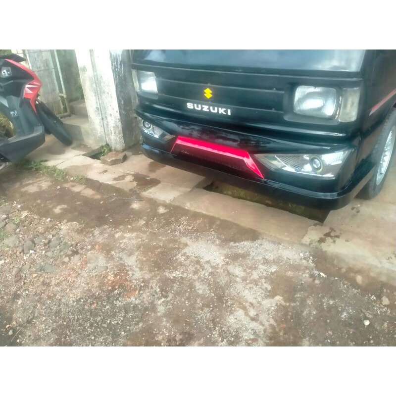 bemper depan carry extra bahan plat