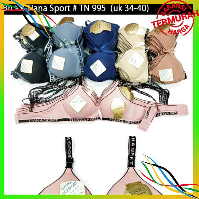 OLAHRAGA BRA BH WANITA SPORT TANPA BUSA DAN KAWAT TIANA SPORT BAYAR COD