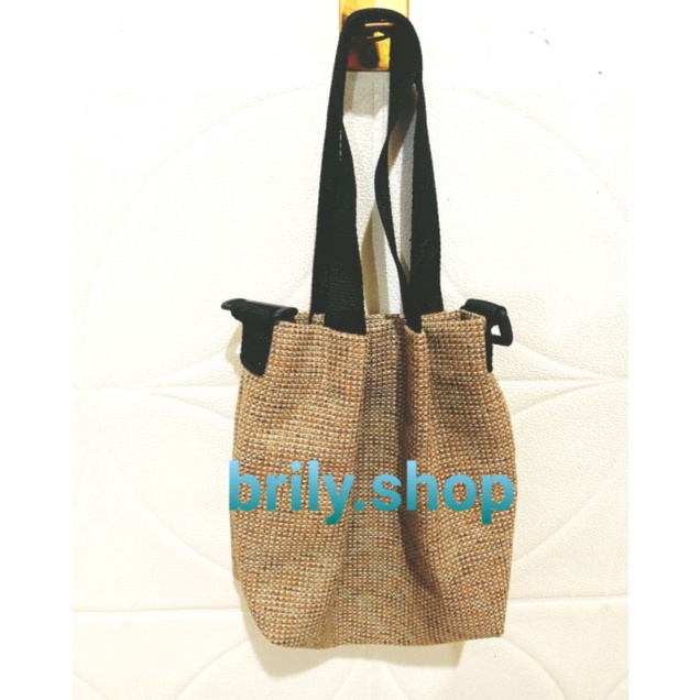 sling bag kanvas mini handbag kanvas tas wanita tas mukena