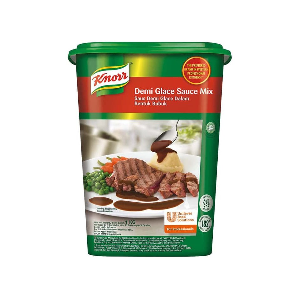 

KNORR DEMIGLACE SAUCE MIX 1KG saus demiglase