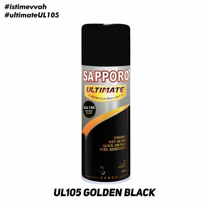 Sapporo Ultimate Black Series / Diamond black Cat semprot Sapporo Termurah