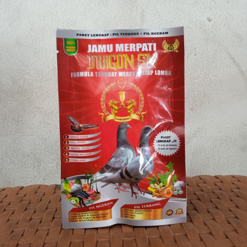 DRAGON SN JAMU MERPATI PIL TERBANG + PIL NGERAM