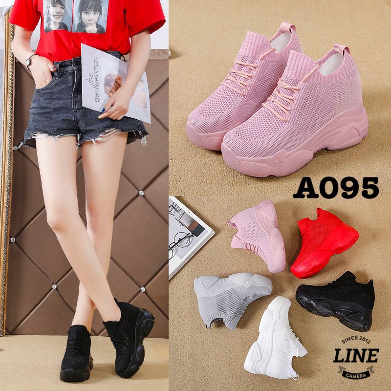 SEPATU WEDGES KORES#A095