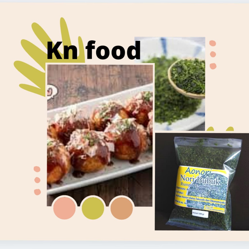 

AONORI 100gram | Ao Nori Bubuk | Taburan Takoyaki | Laver Powder