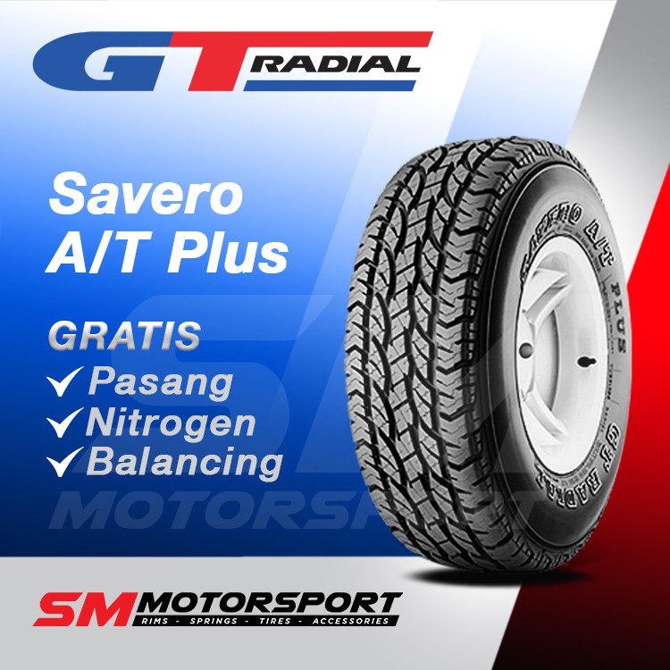 GT Radial Savero A/T Plus 245/75 R16 Ban Mobil