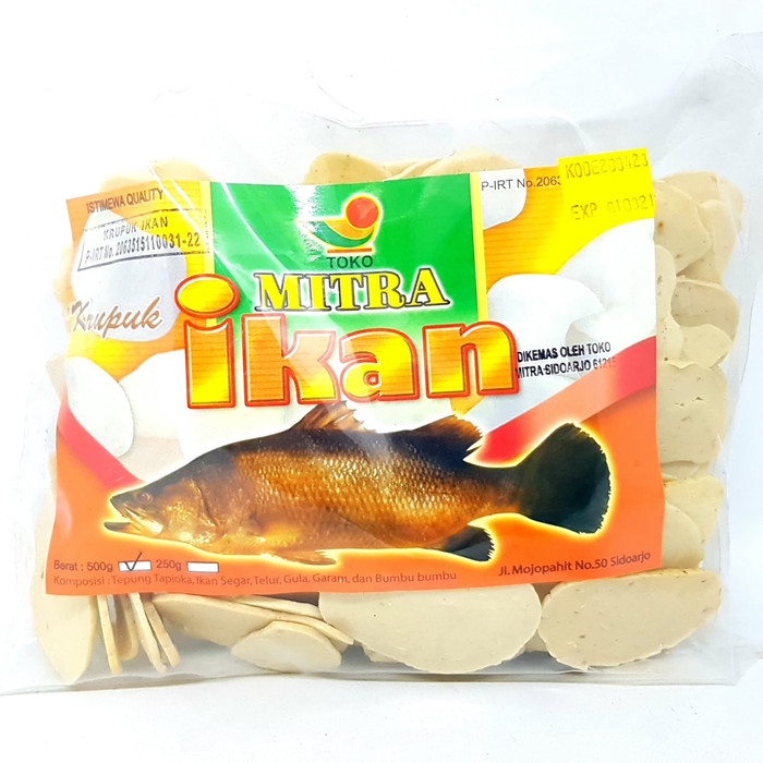 

MITRA KERUPUK IKAN 500gr | FISH CRACKER OLEH ASLI KHAS SIDOARJO JAWA