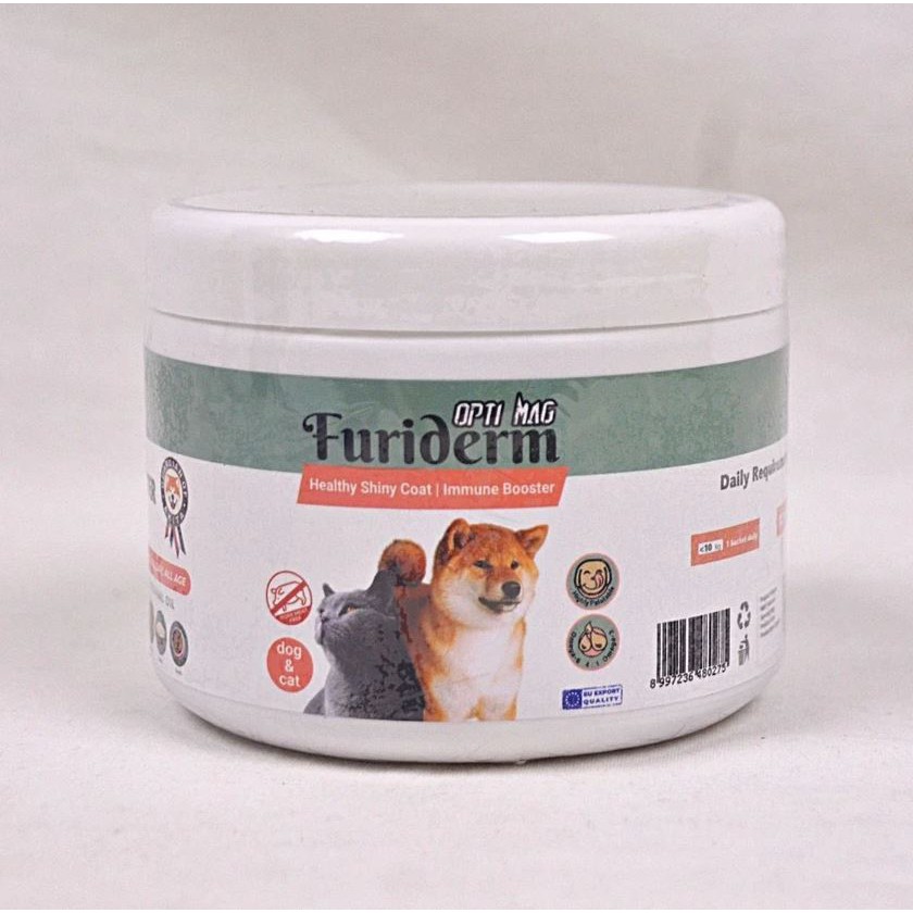 Furiderm Vitamin Bulu Anjing Kucing Fish Oil Minyak Ikan 2mlx30 sachet  OPTIMAG FURIDERM OIL Supplement For Dog And Cat