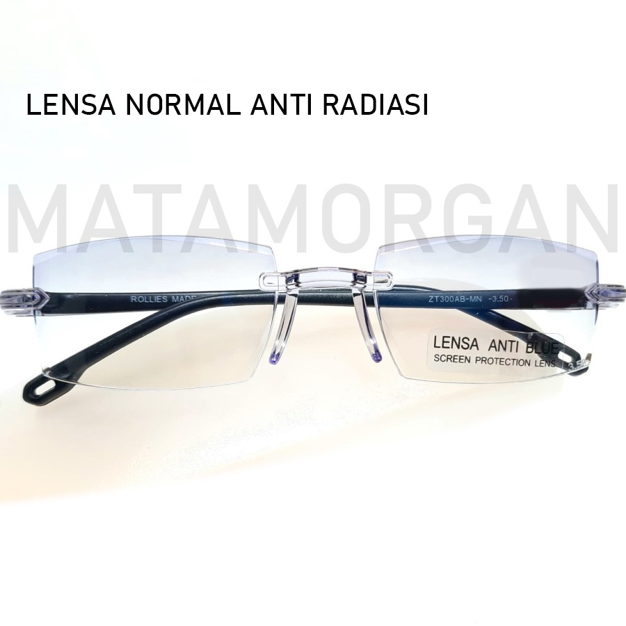 KACAMATA PLUS ANTI RADIASI BLUE LIGHT UNISEX PRIA WANITA PROGRESIF BISA PAKAI JALAN / HARIAN  MM53-7