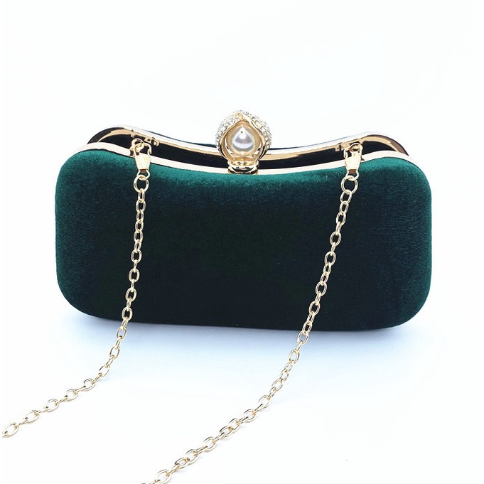 BJ200105 - BEIGE/BLACK/DARKBLUE/DARKGRAY/GREEN/WINE - TAS PESTA CLUTCH SLEMPANG VELVET BLUDRU WANITA FASHION IMPORT MODIS ELEGAN TERMURAH TERLARIS TERBARU BAGSTORE JAKARTA TAS BATAM JT00105 GT1897 BQ3435