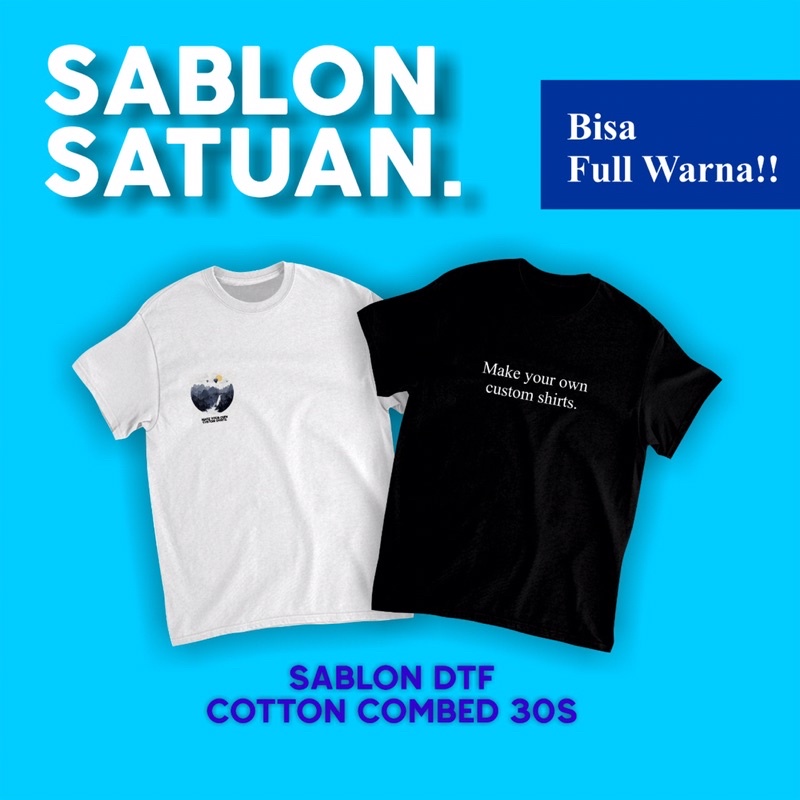 SABLON SATUAN / SABLON DTF
