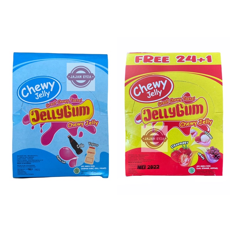 Jual nabati donald jellygum chewy jelly rasa buah (1box isi 24) jelly