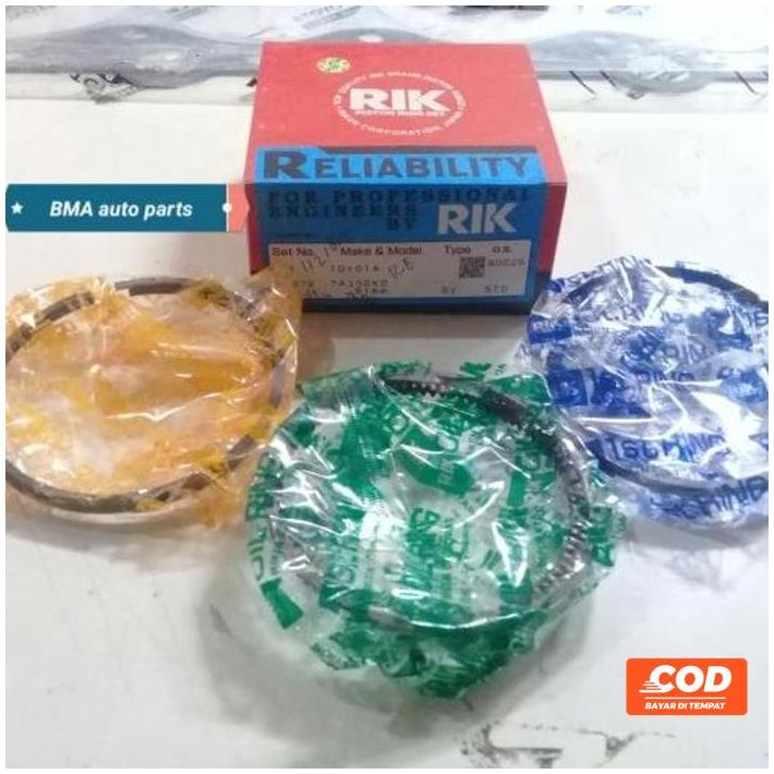 Promo Ring Piston Ring Seher Corolla All New 1.8Cc Rik Made In Japan Kode 182
