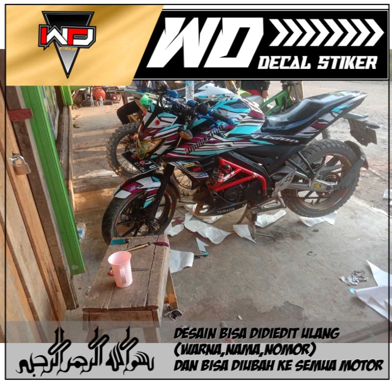 Dekal sticker vixion new desain kekinian