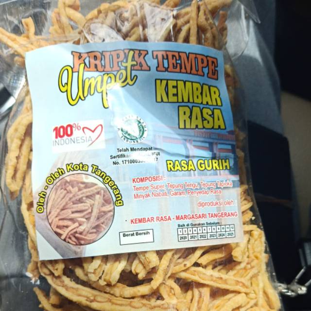 

Keripik tempe umpet