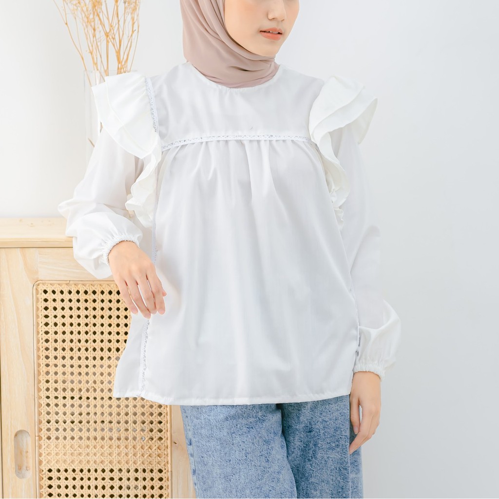 Grosir Pakaian Wanita Baju Atasan Denise Blouse