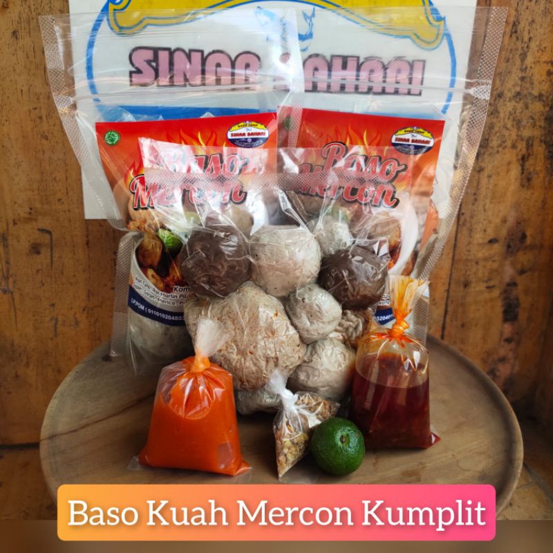 

bakso ikan mercon isi 12campur kumplit bumbu