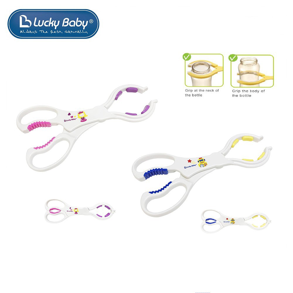 Lucky Baby Steril Tong Purple BPA Free