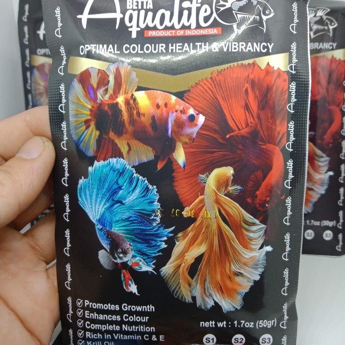 Pelet Aqualife betta food / pelet ikan cupang premium