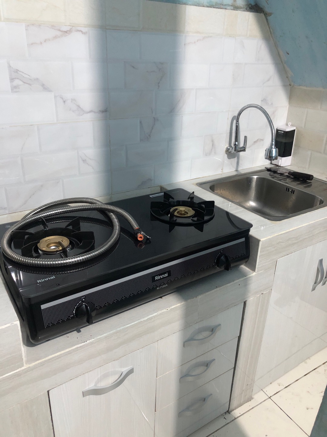 Kompor Gas Rinnai Ri 712ga(b) Khusus Grab/gosend Ri 712 Ga Ri 712 Gab Kompor Gas Kaca