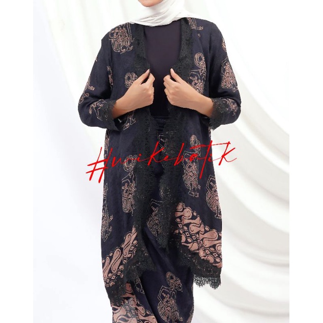 SET KEBAYA OUTER LACE WAYANG ANDIN VISCOSE