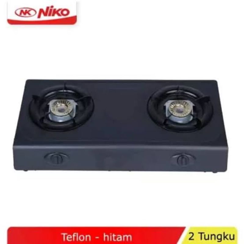 Niko Kompor Gas 2 Tungku Teflon NK-555