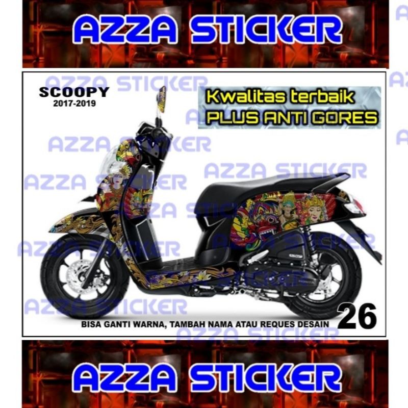 Sticker decal Scoopy 2019 Full Body decal Scoopy 2019 Full body 26