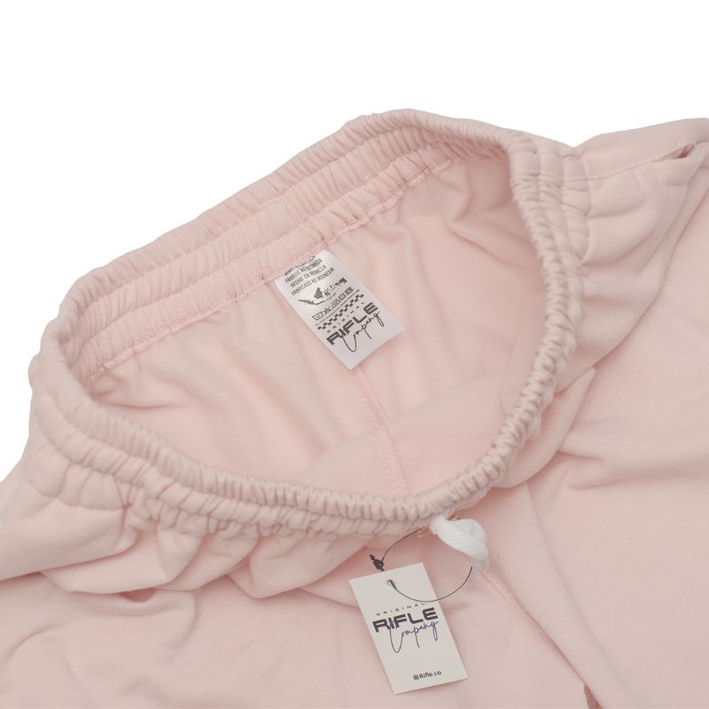 Rifle.co | Celana pendek pria wanita | boardshort | Sweatpants pink dusty