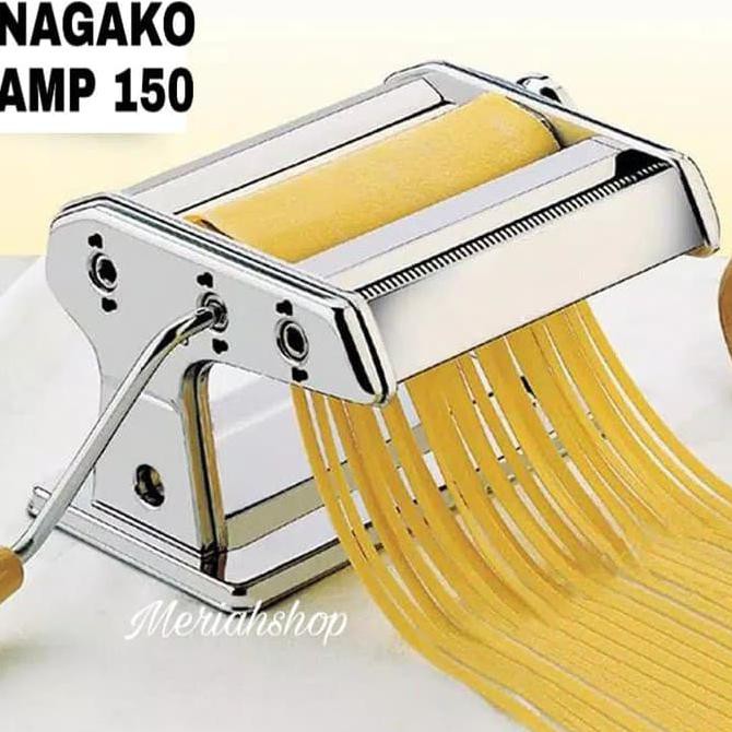 Kualitas Terbaik] Gilingan Mie Molen Ampia Pasta Maker Nagako Marcato Stainless Atlas