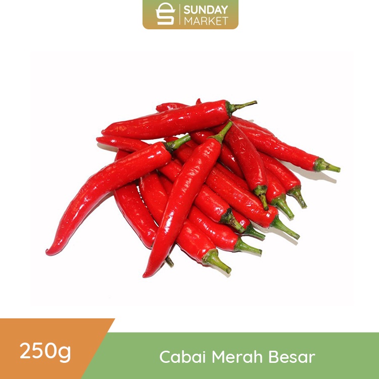 

Cabe / Cabai Merah Besar [250gr] | Fresh Setiap Hari