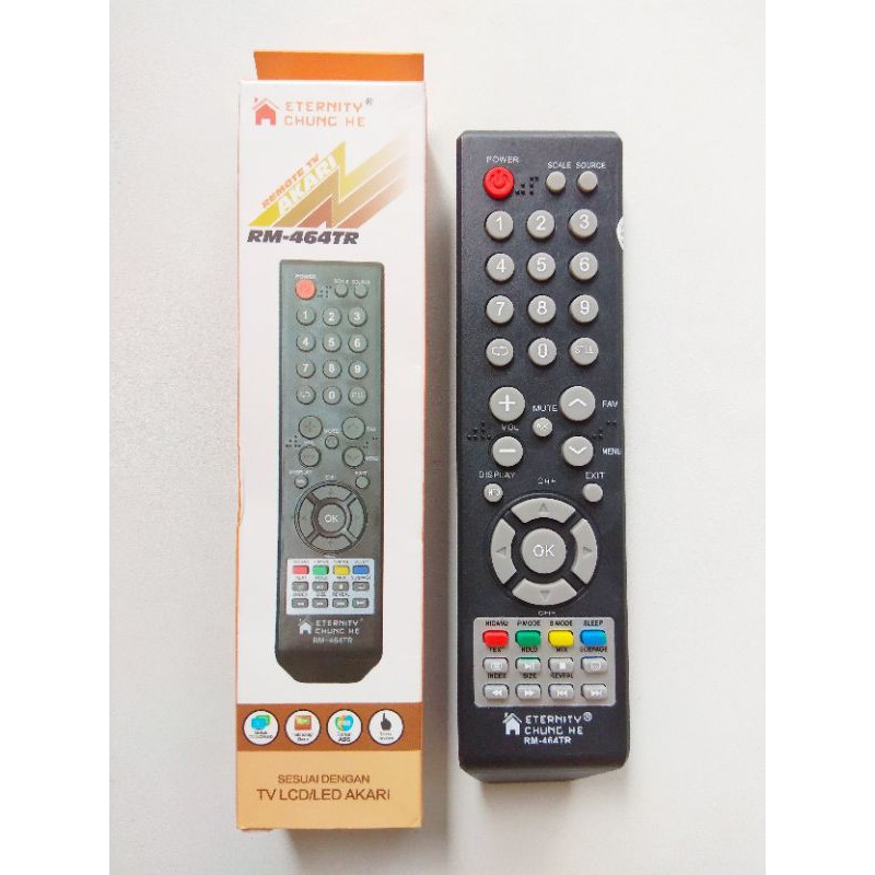 REMOT/REMOTE TV LCD/LED AKARI KIRANA / MAGNETO MULTI/UNIVERSAL