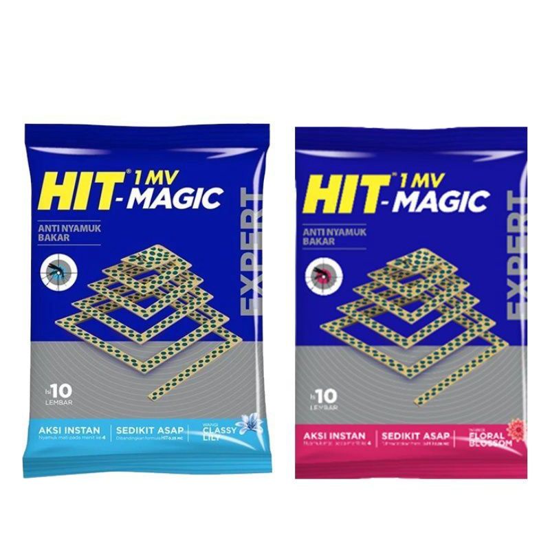 HIT MAGIC EXPERT PIRAMIDA 10S OBAT NYAMUK BAKAR MODERN