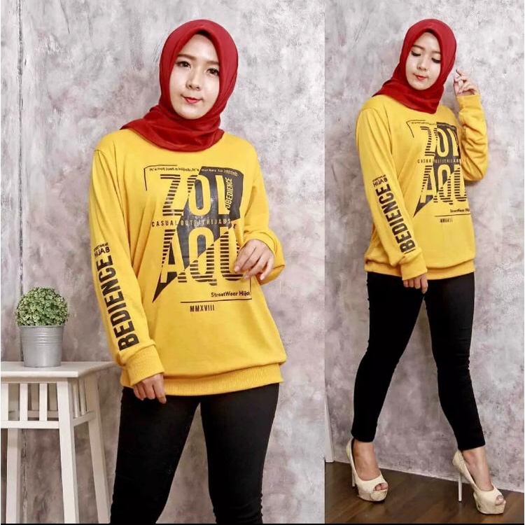 Atasan Wanita Lengan Panjang Zolaqu Muslimah //Termurah // Terlaris // Kaos Wanita // TRENDY//TERBARU 2022