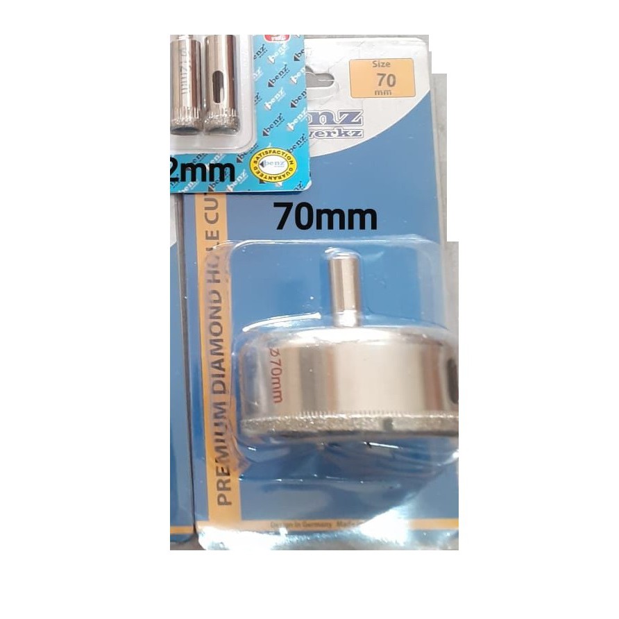 TERBAIK BENZ 70MM MATA BOR KACA DIAMOND HOLE CUTTER