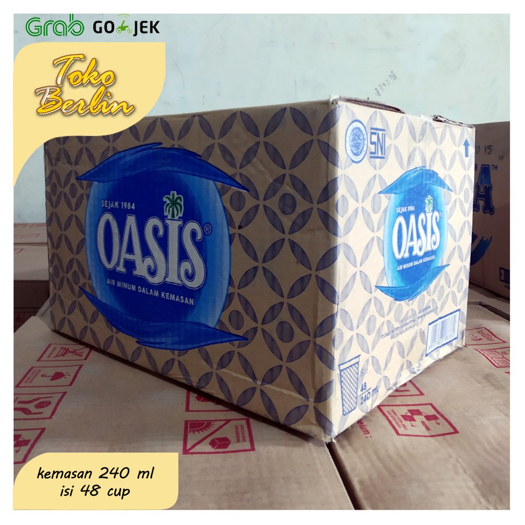 Oasis Air Minum Kemasan 240 Ml Isi 48 Pcs Shopee Indonesia