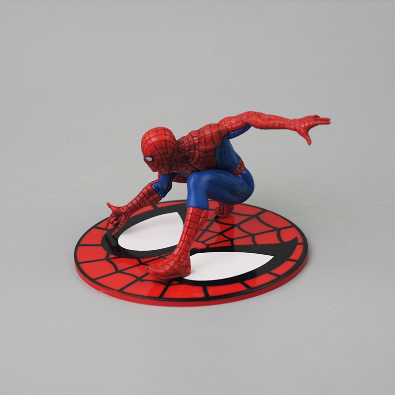 Mainan Boneka Action Figure Marvel Avengers Spiderman Bahan Pvc Untuk Dekorasi Kue