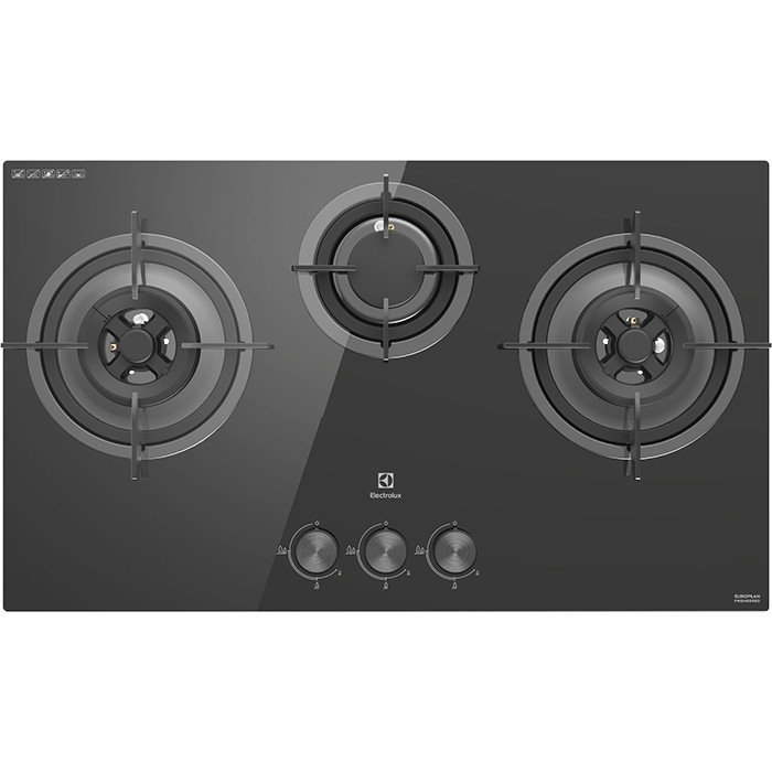 ELECTROLUX EHG7330BE KOMPOR TANAM GANAR EHG 7330 70 CM KACA 3 TUNGKU