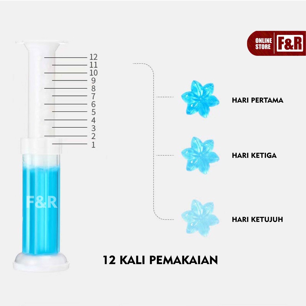 Gel Pengharum Kloset Closet Duduk Jongkok Berdiri Wastafel Gel Pembersih Toilet Kamar Mandi 6 Varian