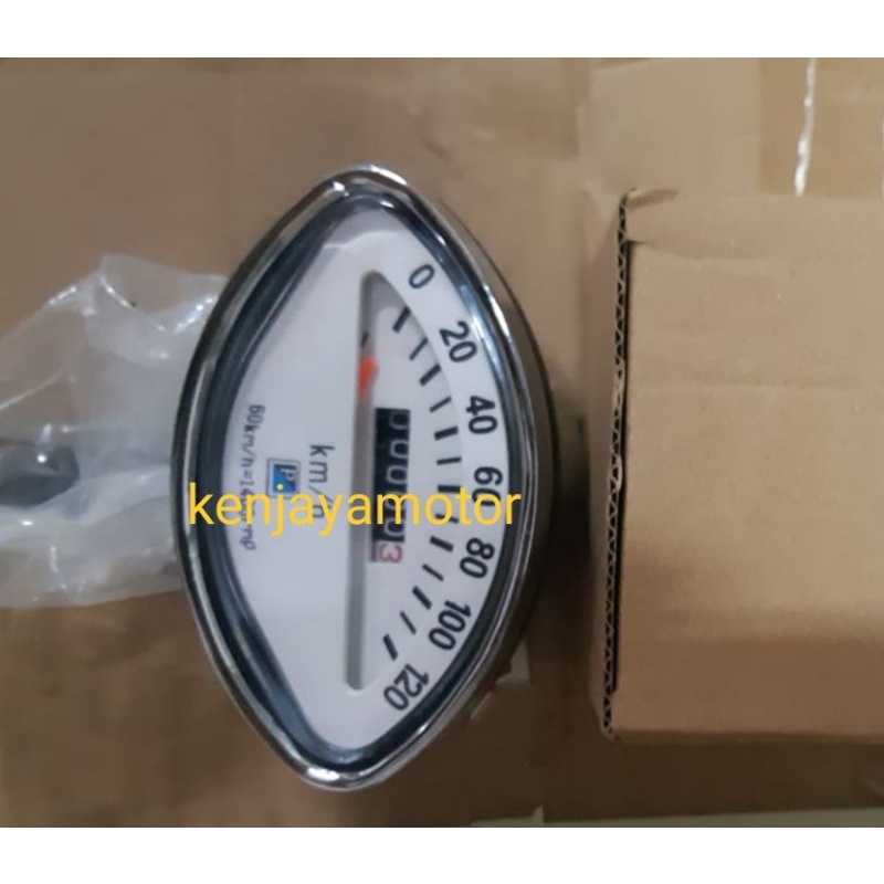 SPEEDOMETER KILOMETER KOMPLIT VESPA SPRINT NEW CHROME