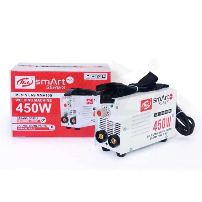MESIN TRAVO LAS INVERTER 100A 450WATT H&L SMART MINI 100A / MESIN LAS / TRAVO LAS MINI