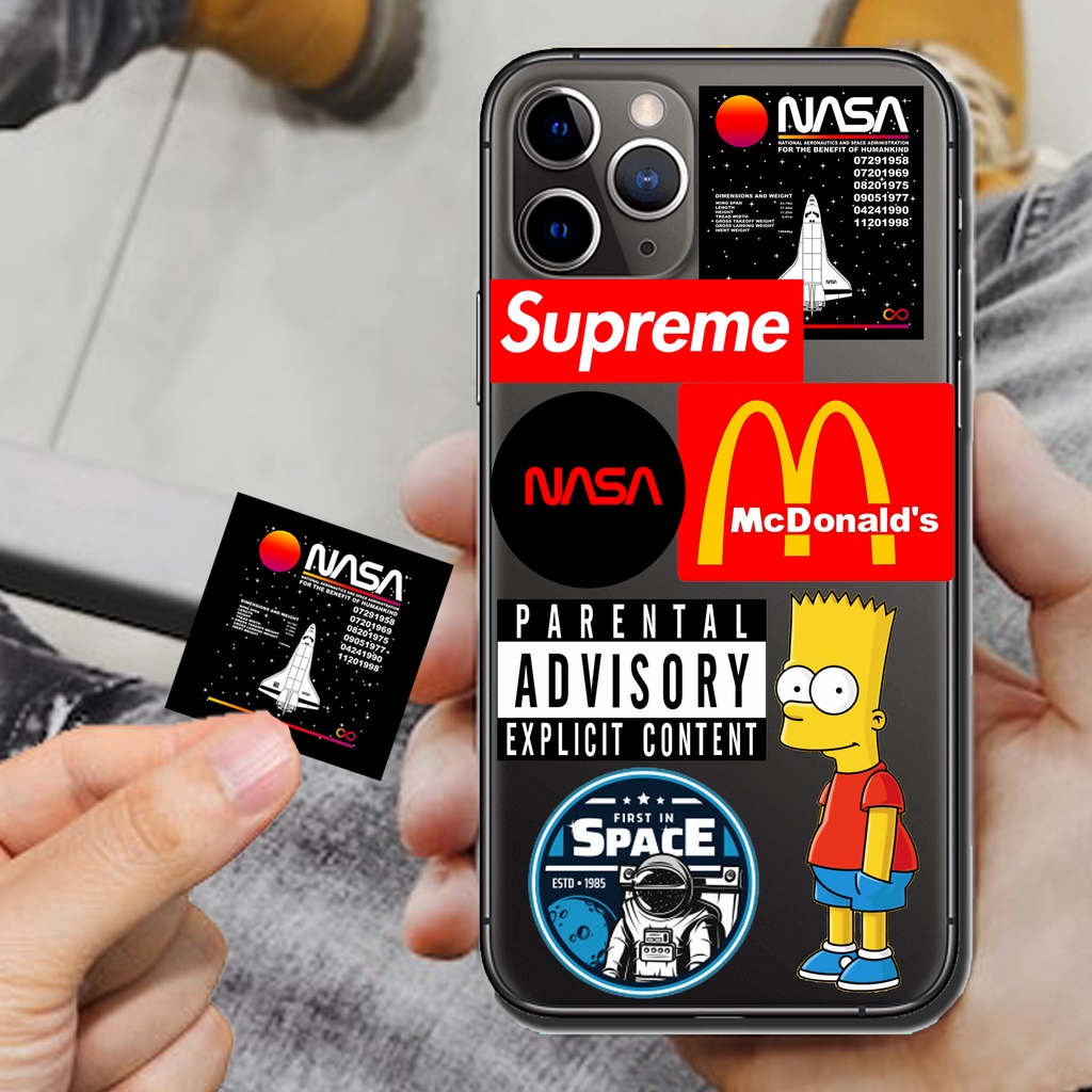 

Stiker / Sticker Aesthetic Waterproof Laminasi Doff stiker Untuk Case Handphone Laptop