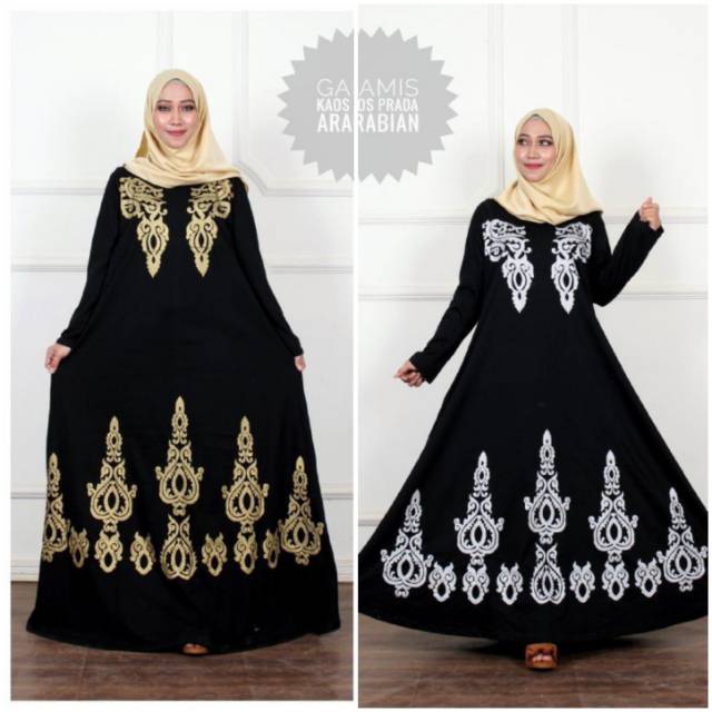 Gamis kaos prada arabian murah
