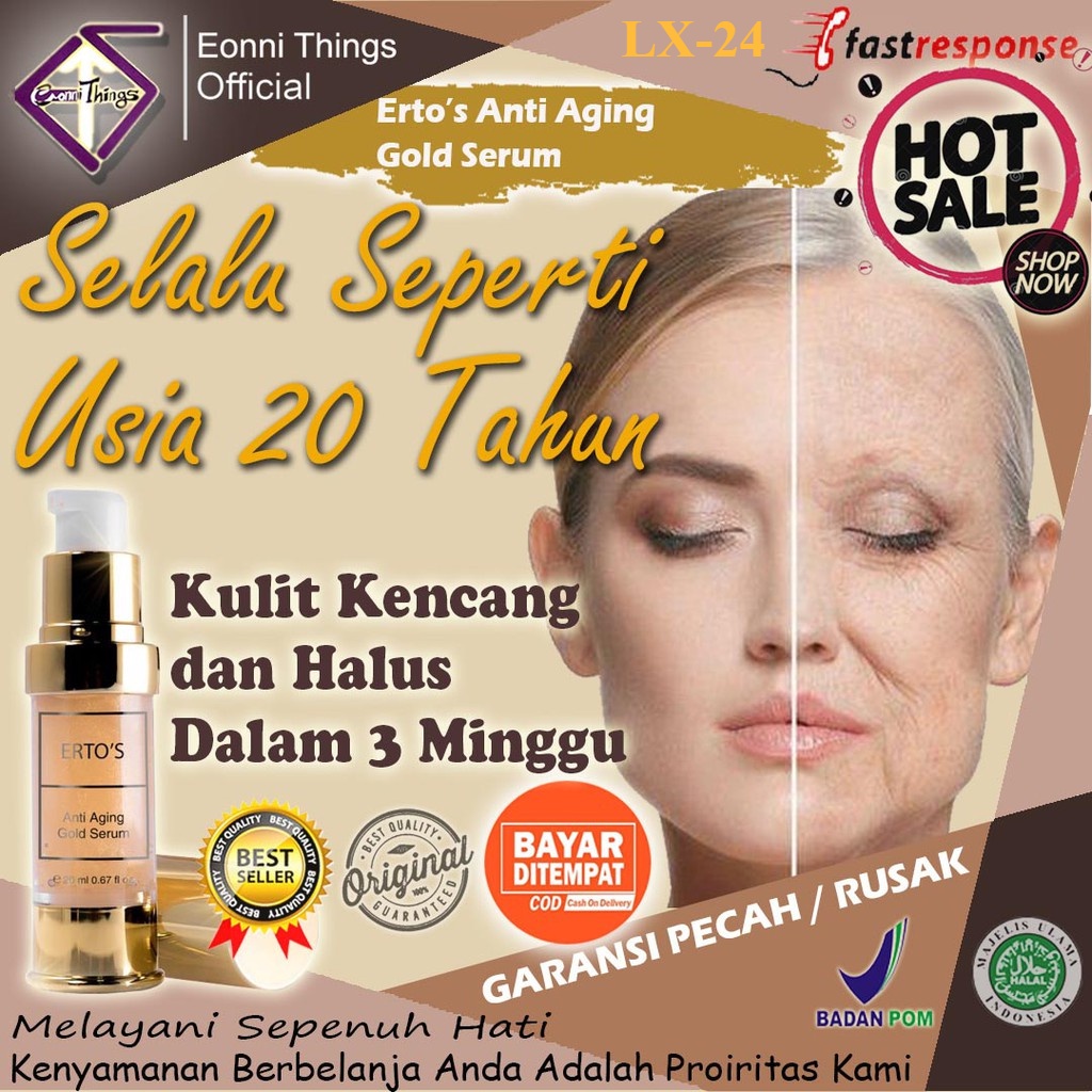 Serum Anti Aging Keriput Wrinkle Treatment Wajah Muka Whitening Brightening Beauty Skincare Skin Car