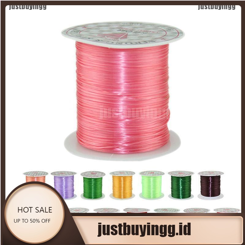 JB✪ 10M Strong Stretch Elastic Cord Wire rope Bracelet Necklace String Bead 0.5mm,