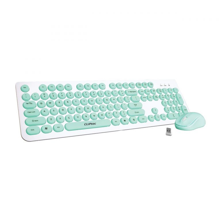 Keyboard Mouse CLIPtec Wireless Combo Young Air RZK340 1200DPI-RZK 340