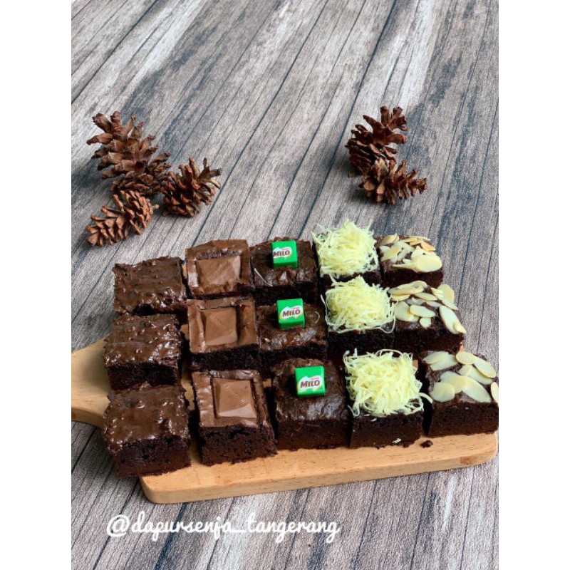 

fudgy brownies silverqueen khusus gojek/grab