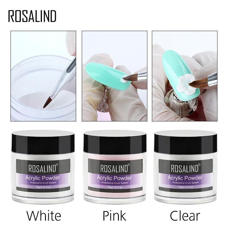 ROSALIND Acrylic Powder Nail Art Bubuk Akrilik Kuku Bagus Murah