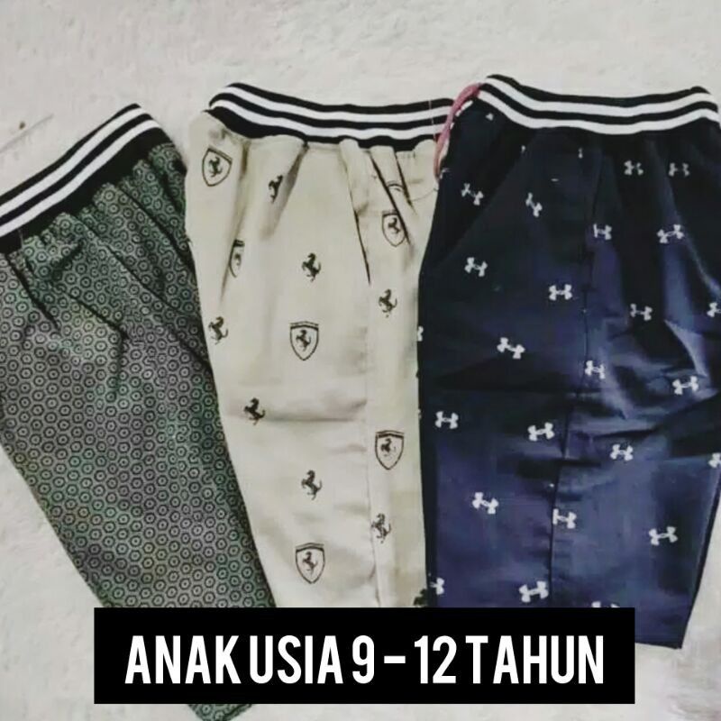 Celana Pendek Anak Laki Laki Cowok Kolor Pria usia 3 5 8 9 10 12 tahun sampai dewasa harian santai m