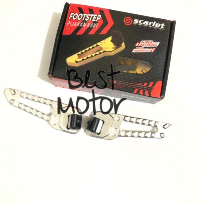 Footstep Belakang Honda ADV 150 Scarlet Full CNC Plug and play